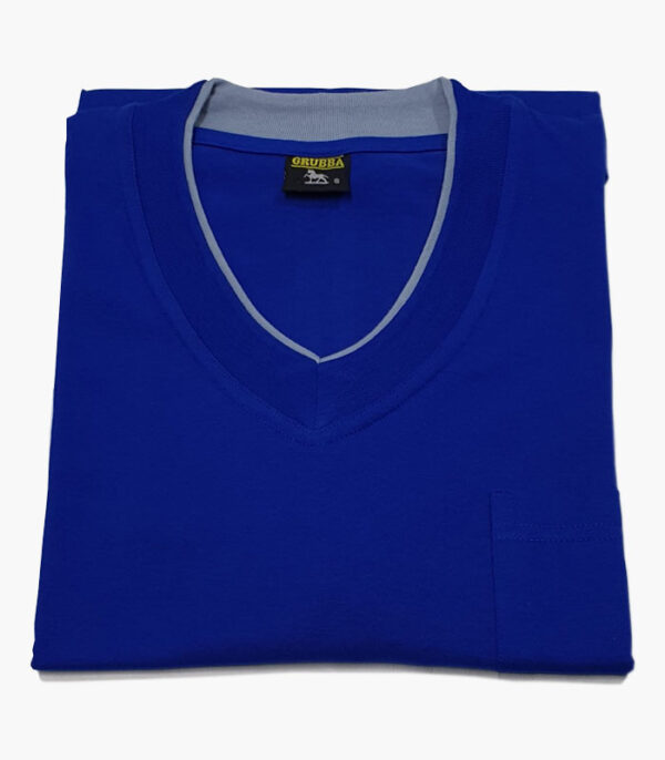Polo Cuello V Algodon M/Corta